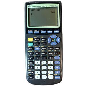 Texas Instruments TI-83 Plus Graphing Calculator w/ Slide Cover Tested & Working